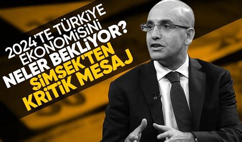 Mehmet Şimşek’ten para politikası ve enflasyon mesajı